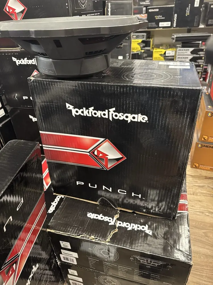 Rockford Fosgate Punch subwoofers in stock at Sound Image Phoenix
